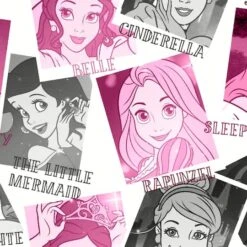 Disney® Princess Photos Cotton & Spandex Fabric -Michaels Fabric Sale 28810 56636 C47951 u 1