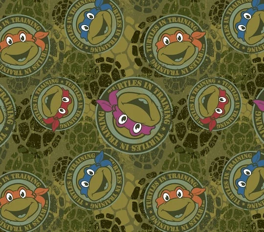 Nickelodeon Turtles In Training Cotton/Spandex Fabric 4 Nickelodeon Turtles In Training Cotton/Spandex Fabric - Image 2
