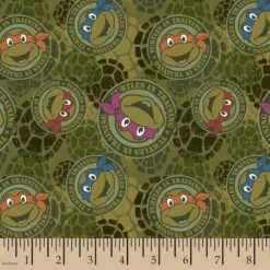 Nickelodeon Turtles In Training Cotton/Spandex Fabric 7 Nickelodeon Turtles In Training Cotton/Spandex Fabric -Michaels Fabric Sale 28810 56649 647331 2