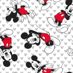 Disney® White Mickey Mouse Toss Fabric -Michaels Fabric Sale 28810 60006 G55331 u 1