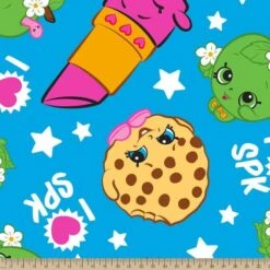 Shopkins Buddies Fleece Fabric 6 Shopkins Buddies Fleece Fabric -Michaels Fabric Sale 28810 60452 L55331 2 1