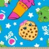 Shopkins Buddies Fleece Fabric 1 Shopkins Buddies Fleece Fabric -Michaels Fabric Sale 28810 60452 L55331 2