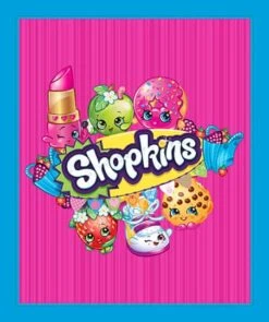 Shopkins Panel Wallhanging Cotton Fabric -Michaels Fabric Sale 28810 60455 L55331