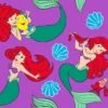 Disney Princess Ariel & Flounder Fleece Fabric 1 Disney Princess Ariel & Flounder Fleece Fabric -Michaels Fabric Sale 28810 61797 D43951 u