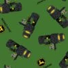 John Deere Tossed Tractor & Logo Quilting Cotton Fabric -Michaels Fabric Sale 28810 64089 647331