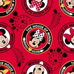 Disney House Of Minnie Fleece Fabric -Michaels Fabric Sale 28810 64552 D65951 1