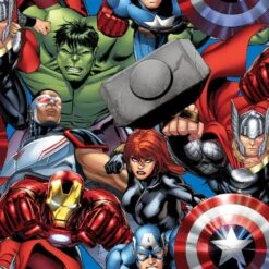 Packed Avengers Quilting Cotton Fabric -Michaels Fabric Sale 28810 65606 A62331 u 1