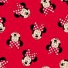 Disney Minnie Head Toss Red Quilting Cotton Fabric -Michaels Fabric Sale 28810 65625 D65331