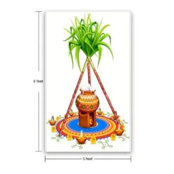 Ugadi Backdrop Banner 5x8 Feet Pongal Decor Indian Harvest Festival Background Holiday Banner Wall Backdrop For Photography Pongal Ugadi Party Celebration - Decorative Photo Props 29 Ugadi Backdrop Banner 5x8 Feet Pongal Decor Indian Harvest Festival Background Holiday Banner Wall Backdrop For Photography Pongal Ugadi Party Celebration - Decorative Photo Props -Michaels Fabric Sale 289266200999600 1