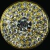 Belagio Rhinestone Shank Button, 1" Diameter, 1 Piece, Disc Design, Gold/Crystal 2 Belagio Rhinestone Shank Button, 1" Diameter, 1 Piece, Disc Design, Gold/Crystal -Michaels Fabric Sale 2976487479449