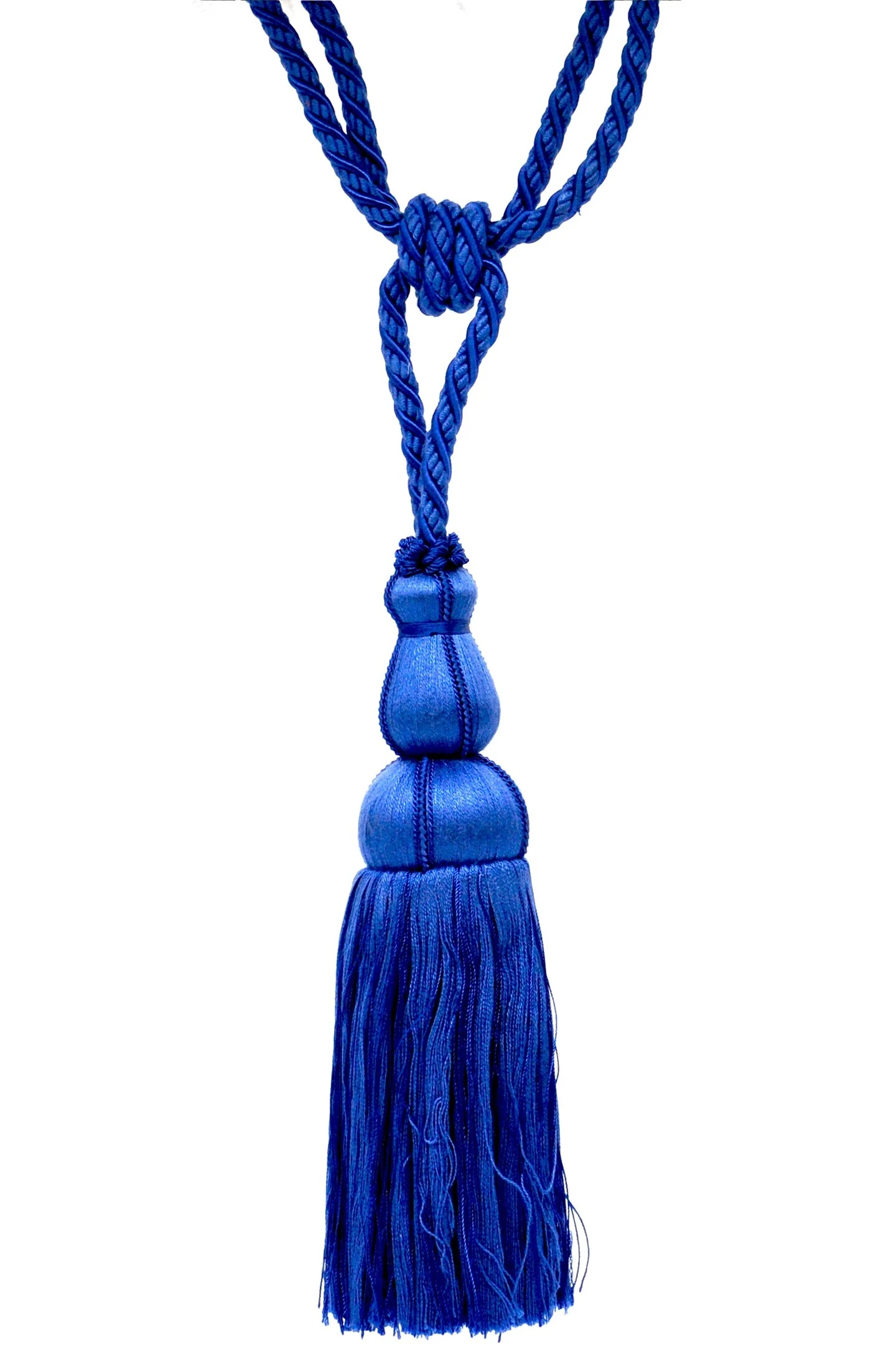 Belagio Single Tassel Tie-Back, 10" Long Tassel, Colors Collection, Royal Blue 5 Belagio Single Tassel Tie-Back, 10" Long Tassel, Colors Collection, Royal Blue - Image 3
