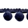 Belagio Pom Trim, 1.25" Wide, 10-Yard Bolt, Navy Blue 1 Belagio Pom Trim, 1.25" Wide, 10-Yard Bolt, Navy Blue -Michaels Fabric Sale 2976517634201