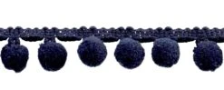 Belagio Pom Trim, 1.25" Wide, 10-Yard Bolt, Navy Blue 7 Belagio Pom Trim, 1.25" Wide, 10-Yard Bolt, Navy Blue -Michaels Fabric Sale 2976517634201 2