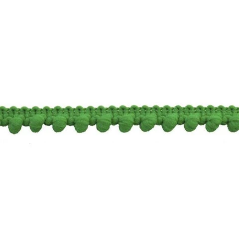 Belagio Pom Trim, 0.75" Wide, 25 Yards, Emerald 4 Belagio Pom Trim, 0.75" Wide, 25 Yards, Emerald - Image 2