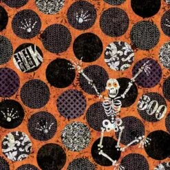 Springs Creative Seasonal Halloween Skeleton Dot Cotton Fabric By The Yard 7 Springs Creative Seasonal Halloween Skeleton Dot Cotton Fabric By The Yard -Michaels Fabric Sale 300765327868016 2