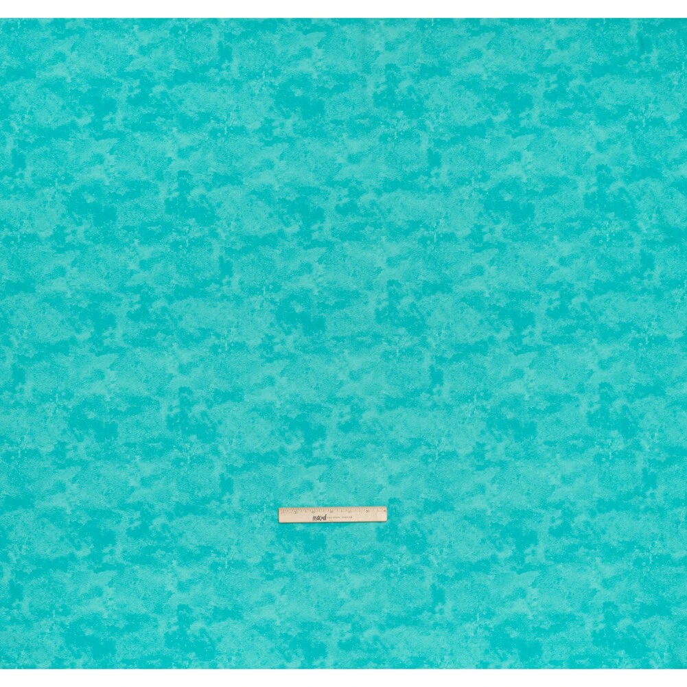 1 Yard Tiffany Blue Quilting Cotton Fabric Printed Fresco Texture , 44" Wide 5 1 Yard Tiffany Blue Quilting Cotton Fabric Printed Fresco Texture , 44" Wide - Image 3