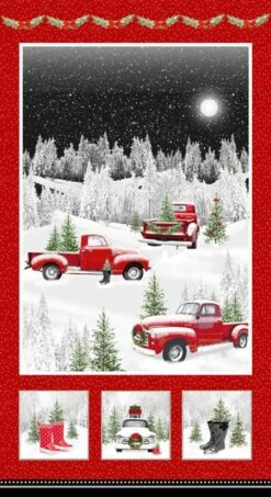 The Tradition Continues II - 24" Panel Trucks In The Forest Cotton Fabric By The Panel 7 The Tradition Continues II - 24" Panel Trucks In The Forest Cotton Fabric By The Panel -Michaels Fabric Sale 319716847992944 2