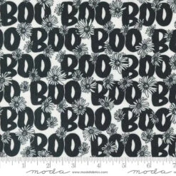 Noir Pumpkin Boo Black & White 44"/45" Fabric Per Yard -Michaels Fabric Sale 337733006497712 2