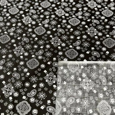 1 Yard Bandana Print Poly Cotton Fabric 58" Pink 8 1 Yard Bandana Print Poly Cotton Fabric 58" Pink - Image 6