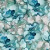 Blue Green Turquoise Fluid Floral Virtuoso Cotton 44"/45" Fabric Per Yard 1 Blue Green Turquoise Fluid Floral Virtuoso Cotton 44"/45" Fabric Per Yard -Michaels Fabric Sale 34832825770864