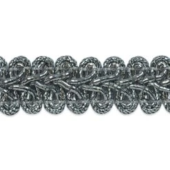 20 Yards Of Alice Classic Woven BraidTrim | 20 Yard Cut Metallic Silver