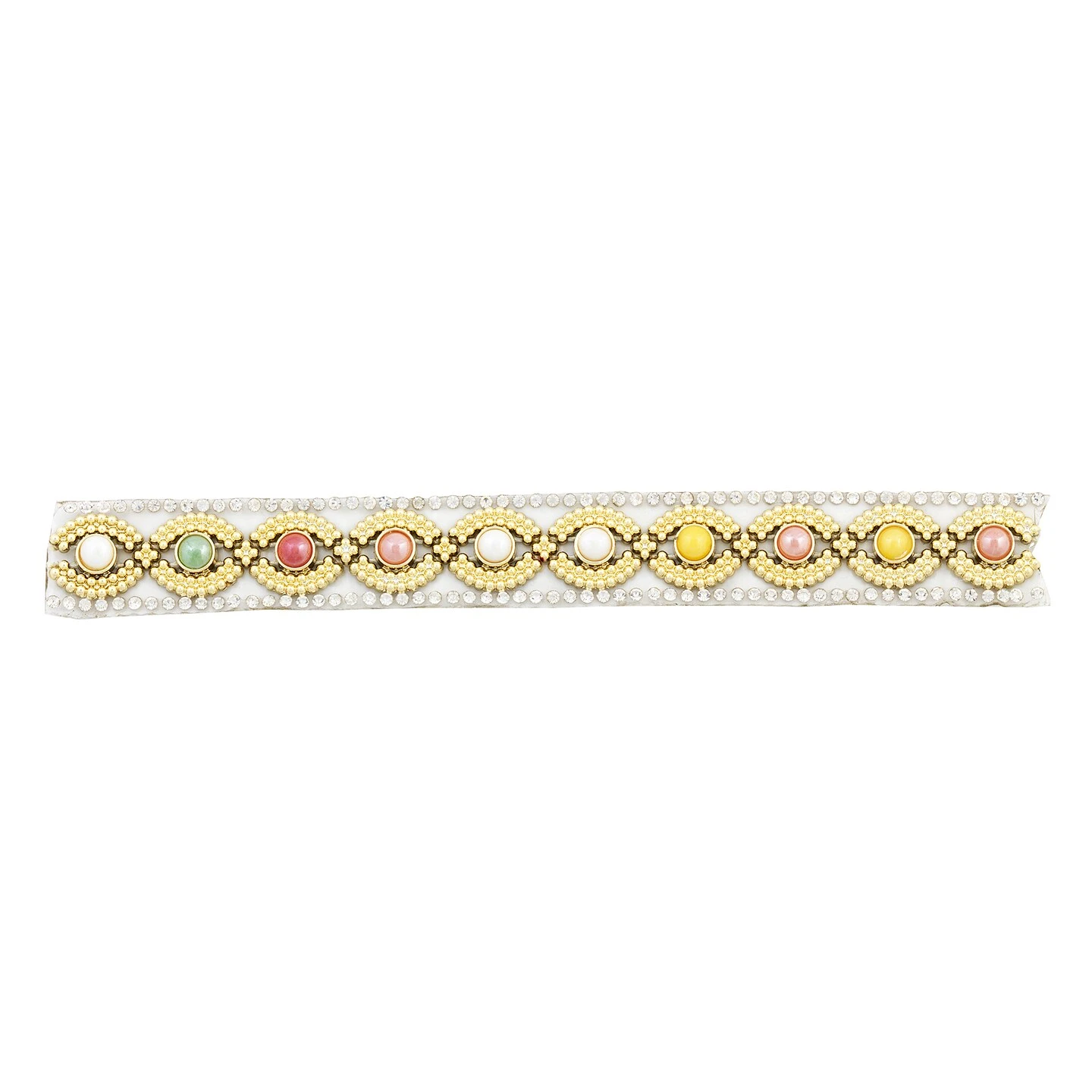 5/8" Rubina Rhinestone Iron-On, Versatile Trim, 5-Yard Cut, Multi Colors 15 5/8" Rubina Rhinestone Iron-On, Versatile Trim, 5-Yard Cut, Multi Colors - Image 13