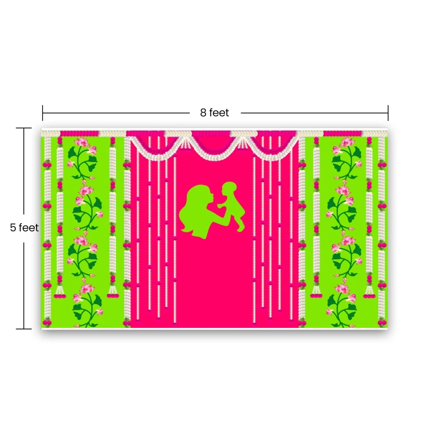 Valaikaappu Decor, Seemantham Banner, Seemantham Decor, Baby Shower Decor, Backdrop Baby Shower, Baby Shower Banner, Baby Shower Decor, 7 Valaikaappu Decor, Seemantham Banner, Seemantham Decor, Baby Shower Decor, Backdrop Baby Shower, Baby Shower Banner, Baby Shower Decor, - Image 5