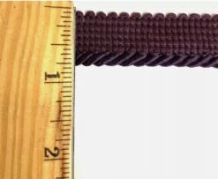Twist Cord With Lip Piping Trimming - 8 Yards- Many Colors Available! Dark Purple -Michaels Fabric Sale 375492697713968 1