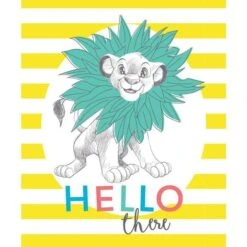 Disney Dress To Impress Collection - Lion King Simba Hello There Panel - Yellow 7 Disney Dress To Impress Collection - Lion King Simba Hello There Panel - Yellow -Michaels Fabric Sale 375734111013168 2