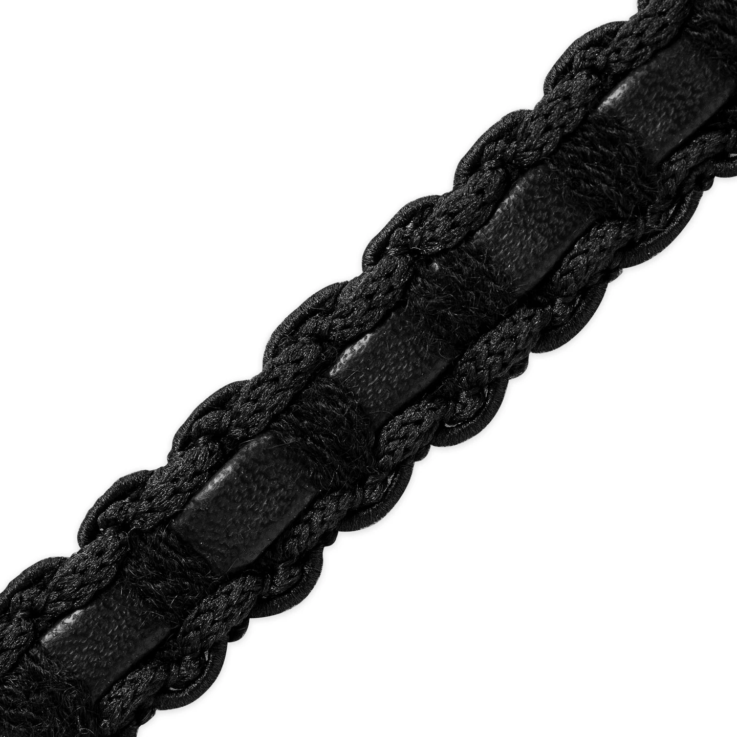 20 Yards Of Faux Leather Braid Trim | 20 Yard Cut Black 7 20 Yards Of Faux Leather Braid Trim | 20 Yard Cut Black - Image 5