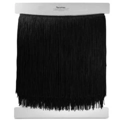 10 Yards Of 15" Chainette Fringe Trim | 10 Yard Cut Black -Michaels Fabric Sale 394627056436880