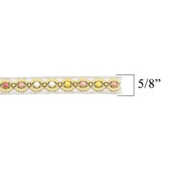 5/8" Rubina Rhinestone Iron-On, Versatile Trim, 5-Yard Cut, Multi Colors 34 5/8" Rubina Rhinestone Iron-On, Versatile Trim, 5-Yard Cut, Multi Colors -Michaels Fabric Sale 39482024548960 2