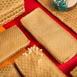 Golden Unstitched Saree Blouse Pieces Woven Brocade Fabric For Women Return Gifts For Pooja Housewarming Golden Colors 14 Golden Unstitched Saree Blouse Pieces Woven Brocade Fabric For Women Return Gifts For Pooja Housewarming Golden Colors -Michaels Fabric Sale 394901563635376