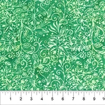 Banyan 83041-73 DANDELION WISHES - Stylized Floral - Green 45" Fabric Per Yard 3 Banyan 83041-73 DANDELION WISHES - Stylized Floral - Green 45" Fabric Per Yard