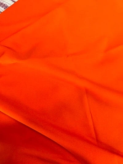 1 Yard Breathable Poly Cotton Fabric 58/60" Orange 8 1 Yard Breathable Poly Cotton Fabric 58/60" Orange - Image 6