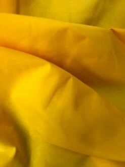 1 Yard Poly Cotton Fabric In Mango Yellow Lightweight, Bright & Soft, 58/59" Width