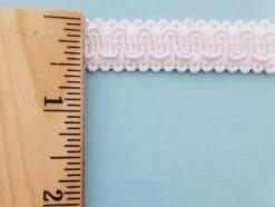 1/2" Scroll Braid Gimp W/ Backing - 12 Continuous Yards - Many Color Options! White -Michaels Fabric Sale 415922948091184 1