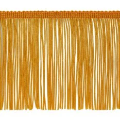 5 Yards Of 4" Chainette Fringe Trim | 5 Yard Cut Yellow Gold