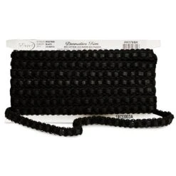 20 Yards Of Faux Leather Braid Trim | 20 Yard Cut Black 9 20 Yards Of Faux Leather Braid Trim | 20 Yard Cut Black -Michaels Fabric Sale 423436739970704