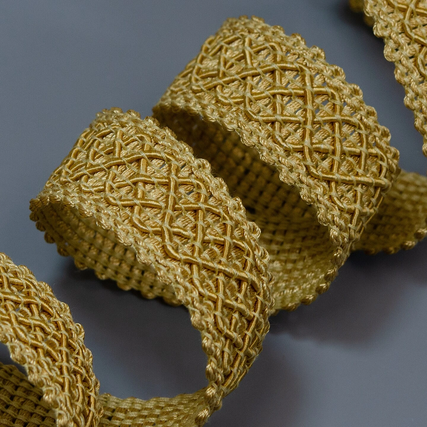 20 Yards Of Jolie Lattice Braid Trim | 20 Yard Cut Gold 6 20 Yards Of Jolie Lattice Braid Trim | 20 Yard Cut Gold - Image 4