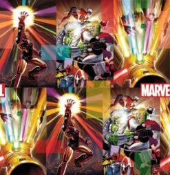 Licensed Marvel Prints Marvel Avengers Marvel Energy Cotton Fabric By The Yard