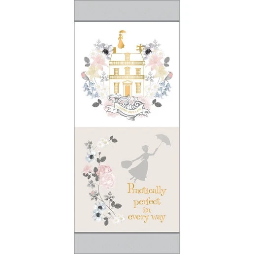 Mary Poppins Collection - Practically Perfect Half Panel - Metallic - Multi 5 Mary Poppins Collection - Practically Perfect Half Panel - Metallic - Multi - Image 3