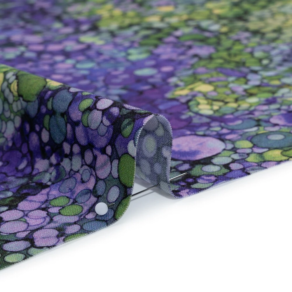 1 Yard Northcott Pansy Bubbles Printed Quilting Cotton Fabric 43 Inches Width 8 1 Yard Northcott Pansy Bubbles Printed Quilting Cotton Fabric 43 Inches Width - Image 6