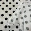 1 Yard Poly Cotton Fabric 1" Polka Dot Print, 58" Wide Durable Material For Apparel & Crafts White/Black -Michaels Fabric Sale 4611723489824875952 2