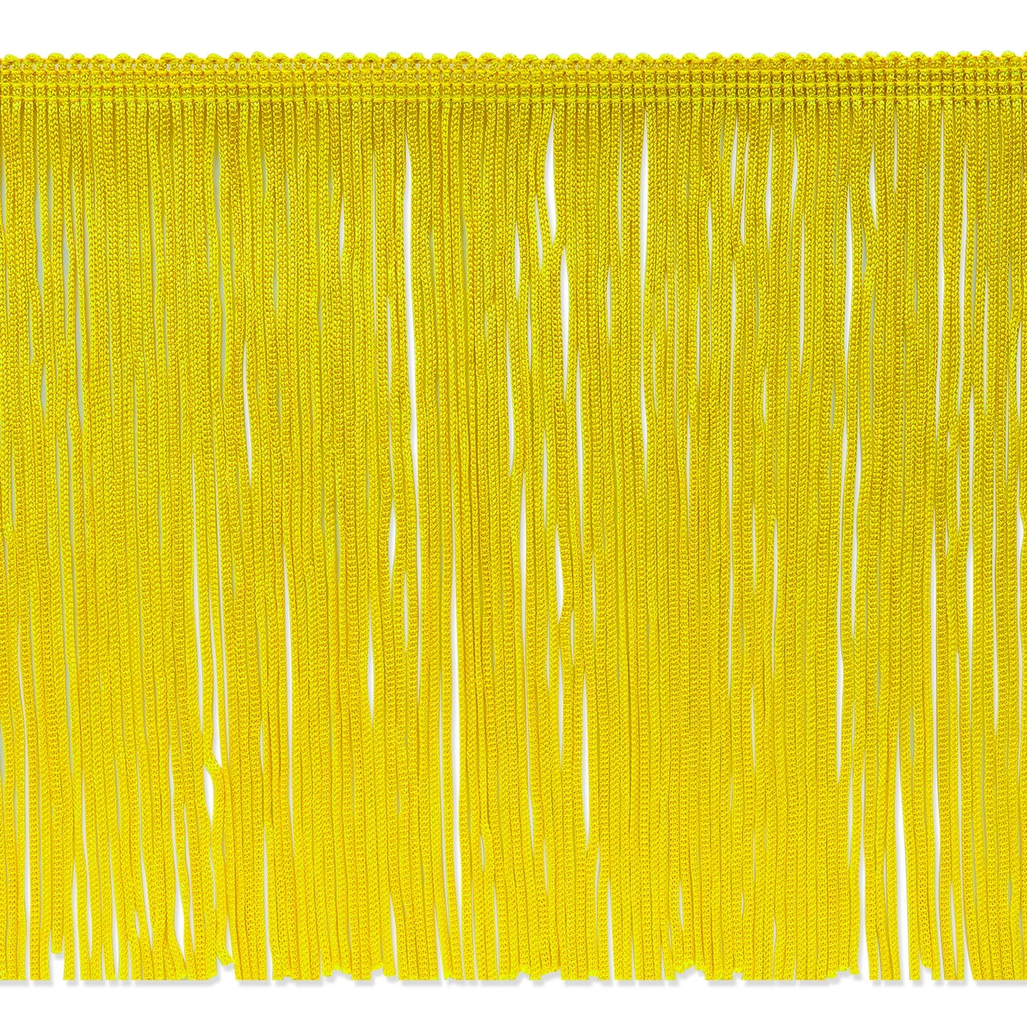 5 Yards Of 6" Chainette Fringe Trim, Polyester, Decorative, Versatile For Costumes Yellow 3 5 Yards Of 6" Chainette Fringe Trim, Polyester, Decorative, Versatile For Costumes Yellow