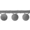 20 Yards Of 1 1/2 " Bonita Pom PomFringe Trim | 20 Yard Cut Light Gray -Michaels Fabric Sale 4611847311260419728