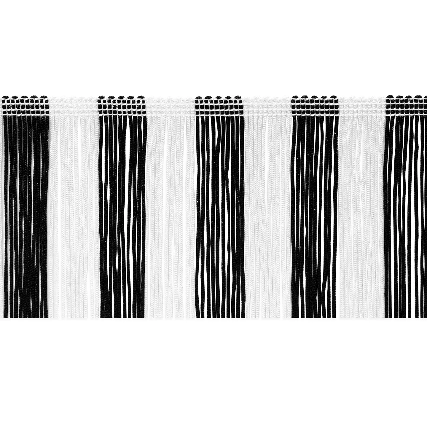 10 Yards Of 2" Striped Multicolor Chainette Fringe Trim | 10 Yard Cut Red/White/Blue 4 10 Yards Of 2" Striped Multicolor Chainette Fringe Trim | 10 Yard Cut Red/White/Blue - Image 2