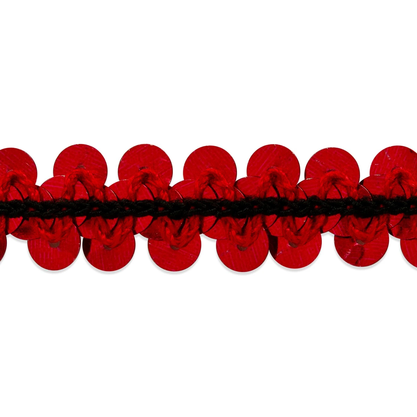 10 Yards Of 1 Row 3/8" Metallic Stretch Sequin Trim | 10 Yard Cut Royal Blue 5 10 Yards Of 1 Row 3/8" Metallic Stretch Sequin Trim | 10 Yard Cut Royal Blue - Image 3