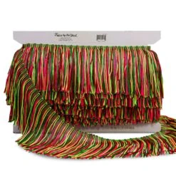 10 Yards Of 6" Multicolor Chainette Fringe Trim | 10 Yard Cut Blue Multi -Michaels Fabric Sale 4611945394945872656 1