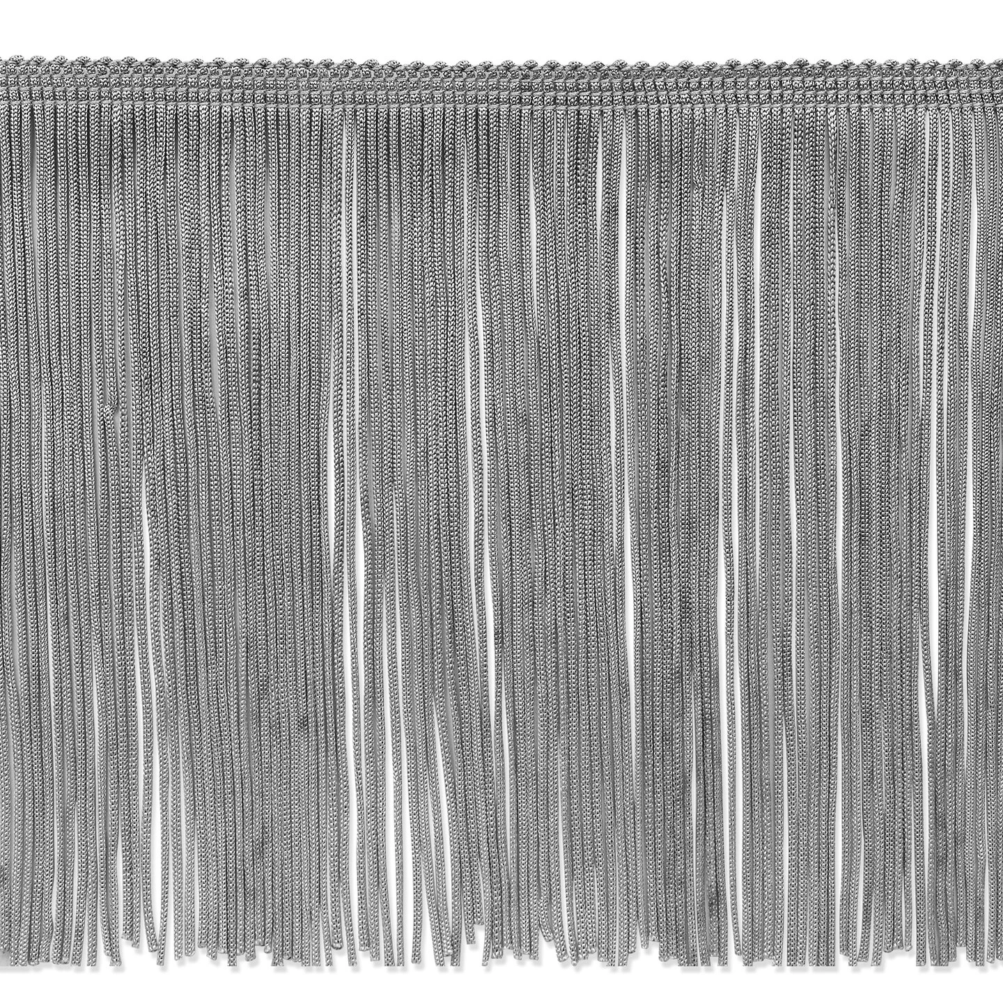 5 Yards Of 6" Chainette Fringe Trim, Polyester, Decorative, Versatile For Costumes Gray 3 5 Yards Of 6" Chainette Fringe Trim, Polyester, Decorative, Versatile For Costumes Gray